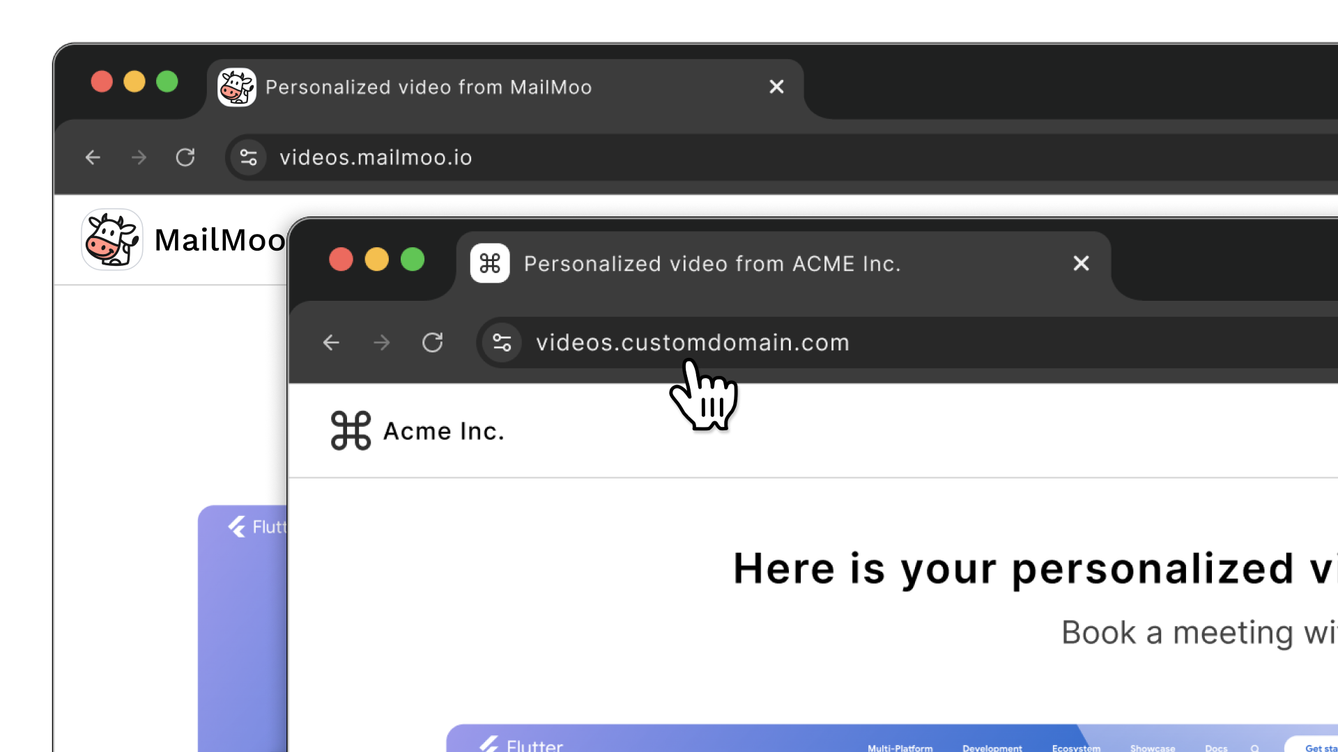 Custom domains & full branding control