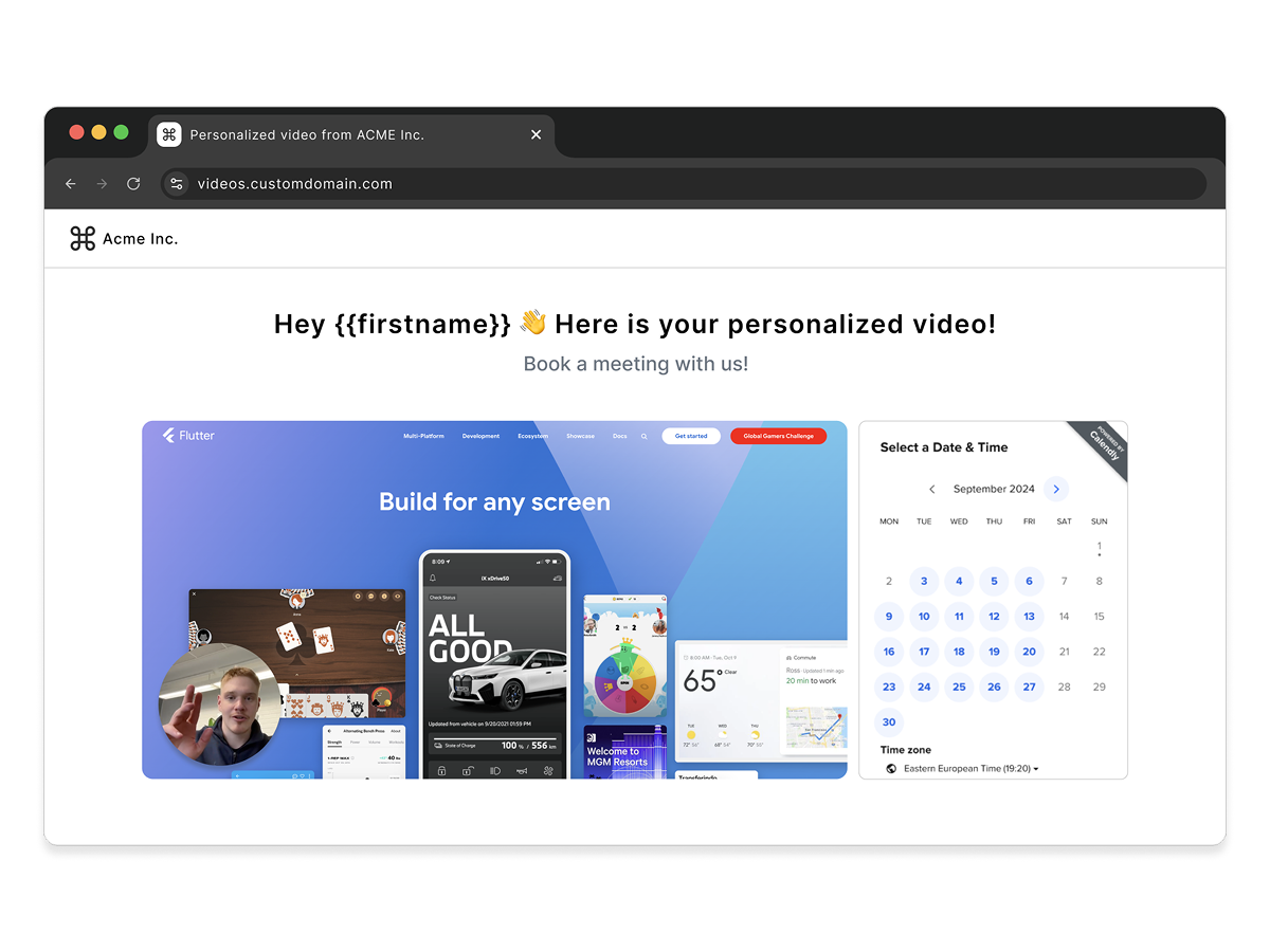 Personalized landing pages for every lead
